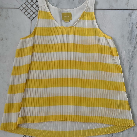 Anthropology Maeve pleated blouse - Picture 1 of 5